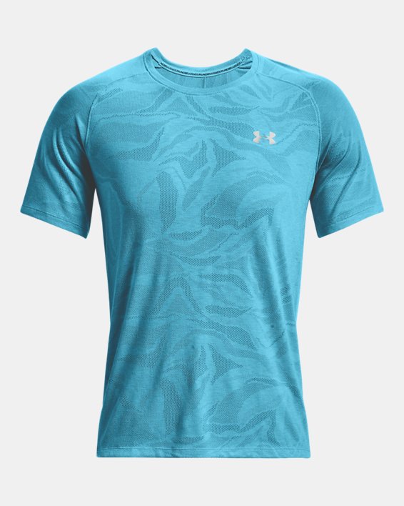 Men's UA Streaker Jacquard T-Shirt, Blue, pdpMainDesktop image number 5